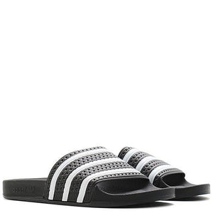 ADIDAS ORIGINALS ADILETTE SLIDES / BLACK . Style code 280647