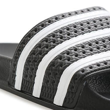 ADIDAS ORIGINALS ADILETTE SLIDES / BLACK . Style code 280647