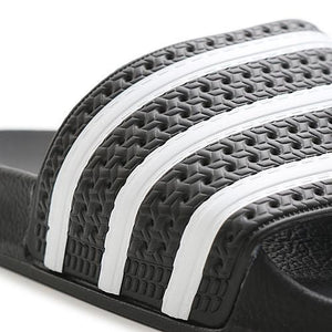 ADIDAS ORIGINALS ADILETTE SLIDES / BLACK . Style code 280647