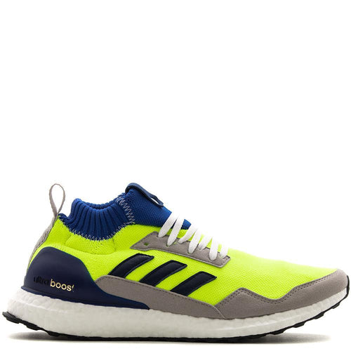 Style code BD7399. adidas Consortium Workshop UltraBoost Mid Proto / Solar Yellow