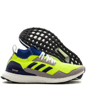 Style code BD7399. adidas Consortium Workshop UltraBoost Mid Proto / Solar Yellow
